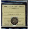 Image 1 : 1872H 10¢ ICCS VF20.