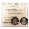 Image 1 : 1947 10¢ ML ICCS MS66 Cameo.