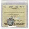 Image 1 : 1950 10¢ ICCS MS65.