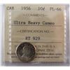 Image 1 : 1956 10¢ ICCS PL66 Ultra Heavy Cameo.
