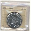 Image 1 : 1945 $1 ICCS AU58.
