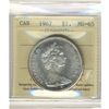 Image 1 : 1967 $1 ICCS MS65 (ZQ626).