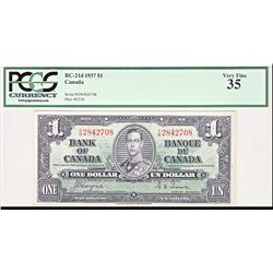1937 $1 BC-21d #OM2842708 PCGS VF35.