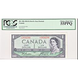 1954 $1 BC-29b #SA2634206 PCGS CH UNC55PPQ.