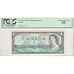 1954 $1 BC-37bA #*OY0179633 PCGS CH AU55.