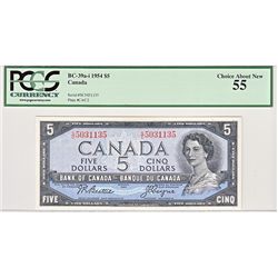 1954 $5 BC-39a-i #SC5031135 PCGS CH AU55.