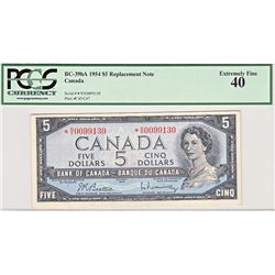 1954 $5 BC-39bA #*NX0099130 PCGS EF40.