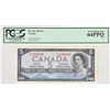 Image 1 : 1954 $5 BC-39c #VX4368548 PCGS CH UNC64PPQ.