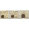 Image 1 : 1909 1¢, 1926 AU50 & 1926 MS60. Lot of 3 coins with problems.