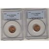Image 1 : 1951 & 1952 1¢ PCGS MS65RD. Lot of 2 coins.