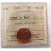 Image 1 : 1965 1¢ Type 4 ICCS MS65RD.