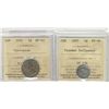 Image 1 : 1897 5¢ Nar VF30 Clnd & 1931 EF40 Corrosion. Lot of 2 ICCS coins with problems.