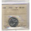 Image 1 : 1924 5¢ ICCS MS60.