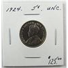 Image 1 : 1924 5¢ UNC. (PBA).