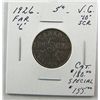 Image 1 : 1926 5¢ Far VG10 with scratch. (PBA).