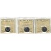 Image 1 : 1976 5¢, 1978 & 2001P ICCS MS65. Lot of 3 coins.