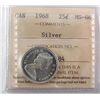 Image 1 : 1968 25¢ Silv ICCS MS66.