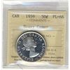 Image 1 : 1959 50¢ ICCS PL66 Heavy Cameo.