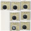 Image 1 : 1982 50¢, 1983, 1985, 1986, 1987, 1988 SP67 & 1997 PF67. Lot of 7 coins all ICCS graded.