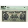 Image 1 : The Bank of Montreal 1923 $10 #1509721 CH-505-56-04 PCGS VF35.  Looks more like a Choice EF.