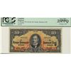 Image 1 : The Provincial Bank of Canada 1936 $10 CH-615-18-06 PCGS VF25PPQ.  Orange Back example.