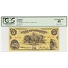 Image 1 : The Bank of Toronto 1937 $5 #483273 CH-715-24-06 PCGS EF40.