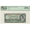 Image 1 : 1954 $1 BC-29a #AA4625891 PCGS CH UNC63PPQ.