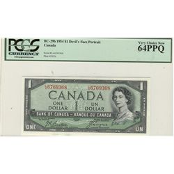 1954 $1 BC-29b #LA6769368 PCGS CH UNC64PPQ.
