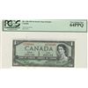 Image 1 : 1954 $1 BC-29b #LA6769368 PCGS CH UNC64PPQ.