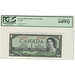 1954 $1 BC-29b #LA6769369 PCGS CH UNC64PPQ.