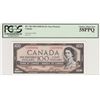Image 1 : 1954 $100 BC-35b #AJ1970984 PCGS CH AU58PPQ.  Looks Uncirculated.  A nice and bright example.  Popul