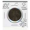 Image 1 : N.S. 1862 1¢ VG10.   (PBA)  A better date.