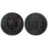 Image 1 : Nfld 1880 1¢ Narrow 0 ICCS VF30.  Difficult issue for grade.