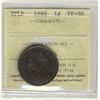 Image 1 : Nfld 1888 1¢ ICCS VF30.  Key date.