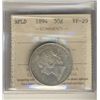 Image 1 : Nfld 1894 50¢ ICCS VF20.  Designated scratch.