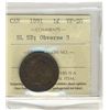 Image 1 : 1891 1¢ SL SD Obv 3 ICCS VF20.