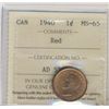 Image 1 : 1940 1¢ ICCS MS65RD. Nice subdued red.