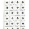 Image 1 : 1858-1920 5¢.  Lot of 50 pcs with some duplicates. Includes 17 Victorian, 16 Geo VII & 17 Geo V.  Go
