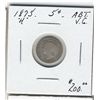 Image 1 : 1875H 5¢ Abt VG.  (PBA)  Affordable grade.