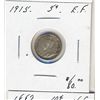 Image 1 : 1915 5¢ EF.  (PBA)  Sharp example.