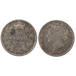 1870 10¢ Nar 0/0 Abt VF.  (PBA)