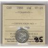 Image 1 : 1888 10¢ ICCS VF20.