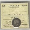 Image 1 : 1890H 10¢ ICCS VG10.