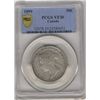 Image 1 : 1899 50¢ PCGS VF30. Silver gray tones with large 1st 9.