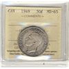 Image 1 : 1949 50¢ ICCS MS65.  Lovely gem tones.