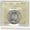 Image 1 : 1953 50¢ LD SF ICCS MS64.  Scarce in this condition.