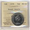 Image 1 : 1978 50¢ Round Jewels ICCS MS64