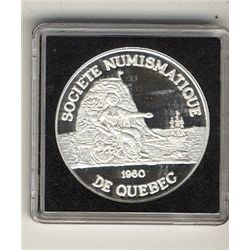 Numismatic Medal, includes a silver 1960-2010 SNQ (Quebec) 50th Anniversary medallion. Only 20 examp