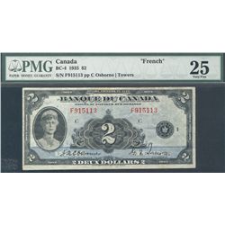 1935 $2 BC-4 #F915113 PMG VF25.