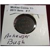 Image 1 : 7. 1880 Anheuser Bush Brewing Association Token.